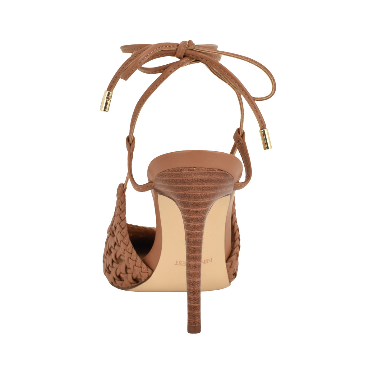 Fessla Woven Ankle Wrap Pumps