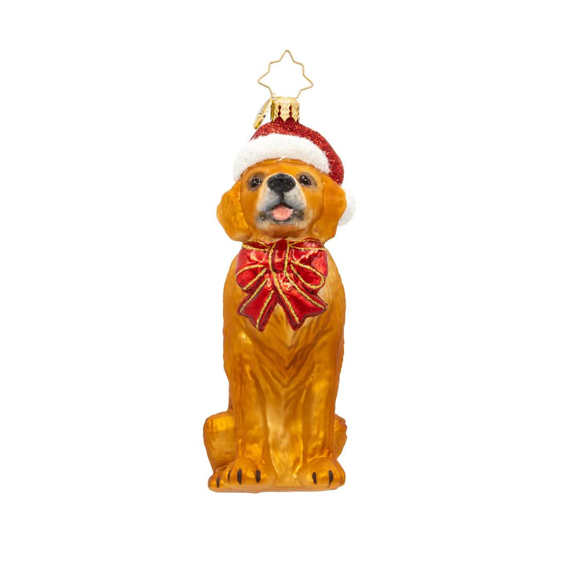 Golden Paws Golden Retriever Ornament