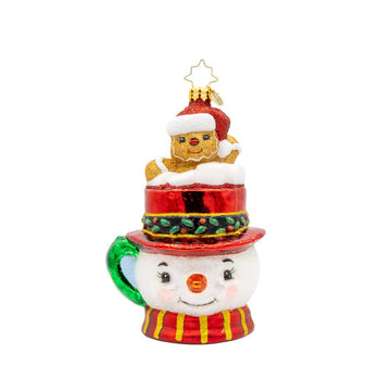 Hot Cocoa Delight Radko Christmas Ornament