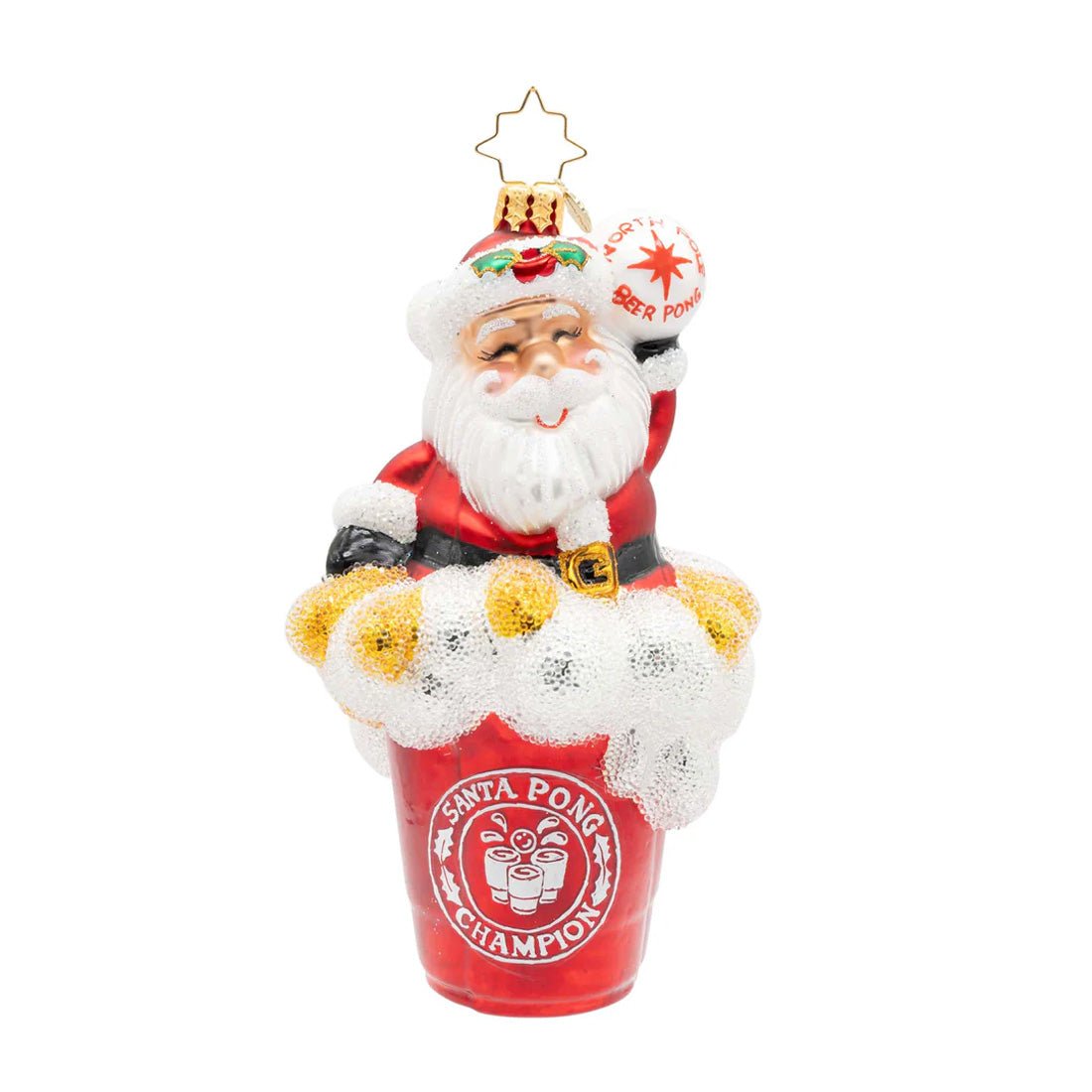 2026 Santa Pong Champion Ornament