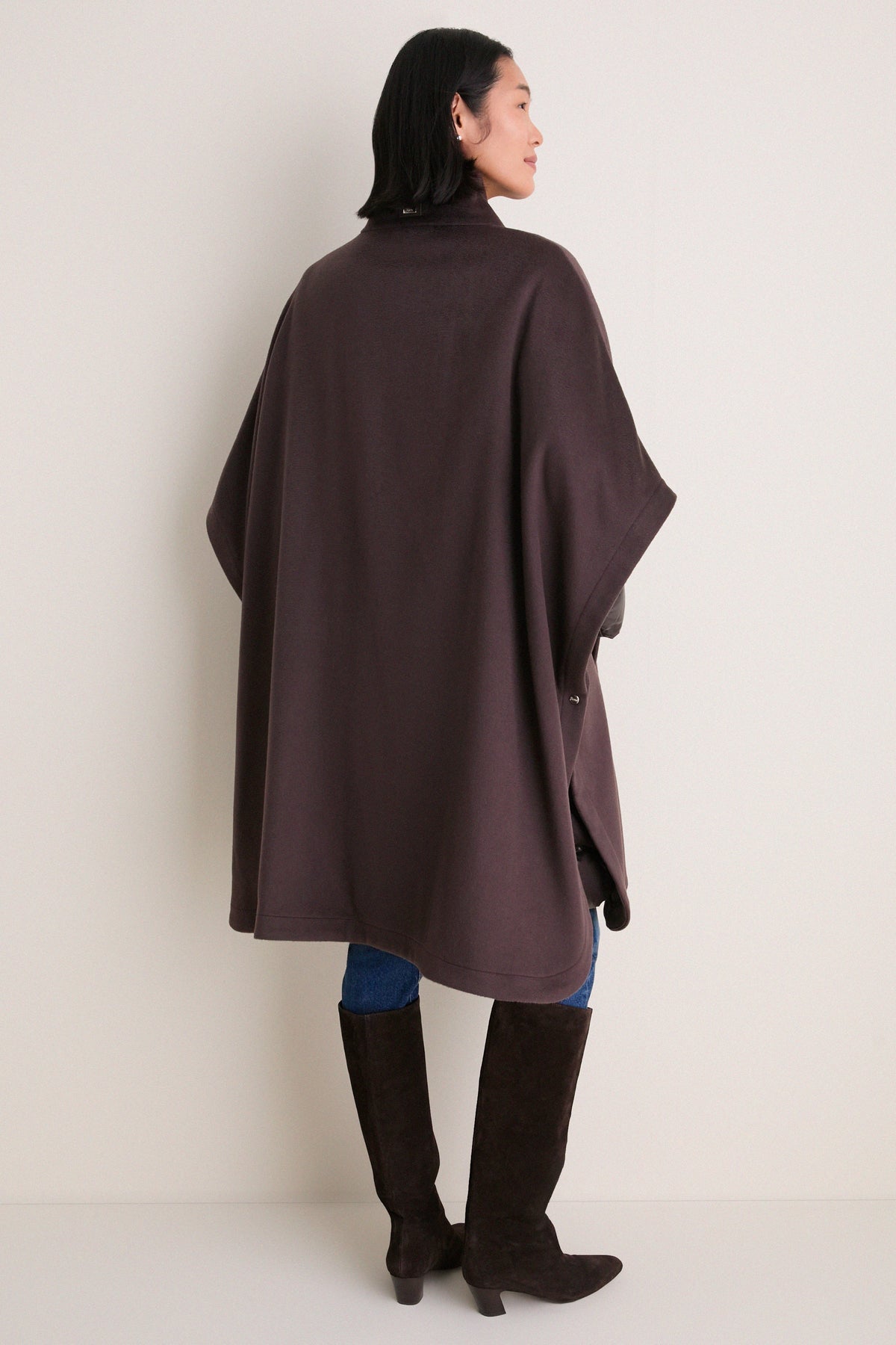 Fondente Luxury Wool and Nylon Ultralight Oversized Coat