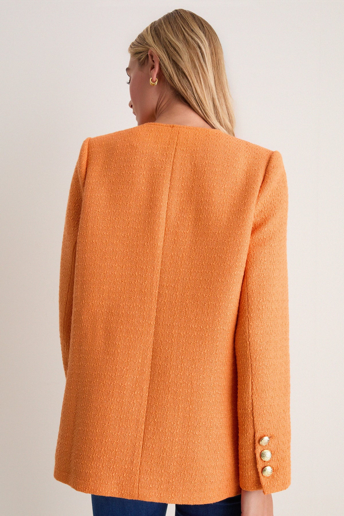 Orange Tweed Jennings Jacket