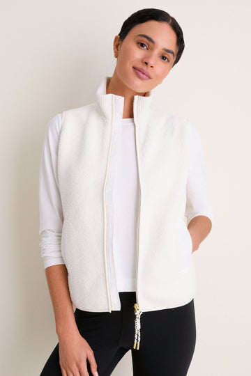 White Teddy Lisa Vest