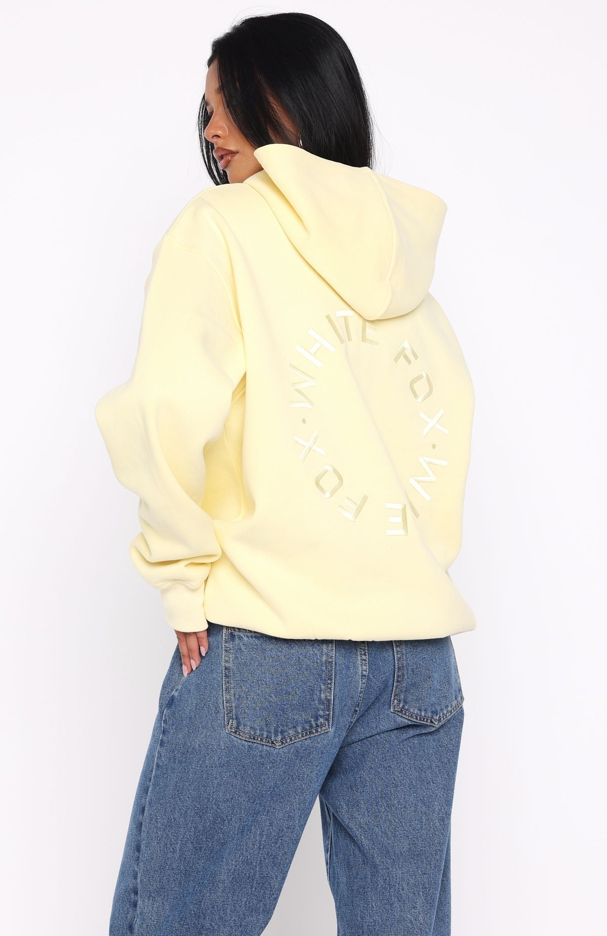 Stay Lifted Oversized Hoodie Lemon