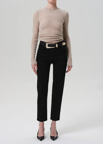 CAIA STRAIGHT IN PLUSH BLACK