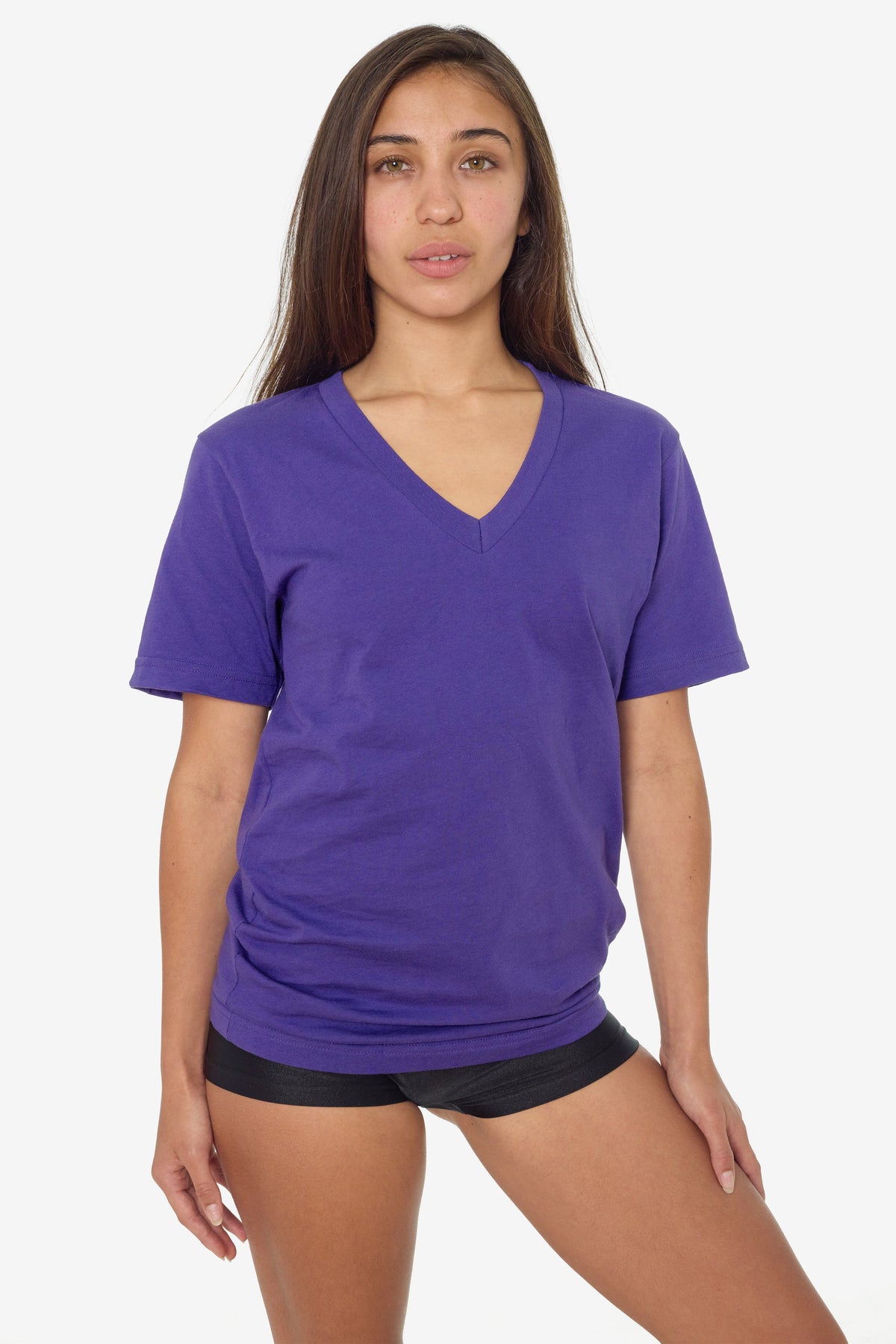 24056 - Fine Jersey V-Neck T-Shirt