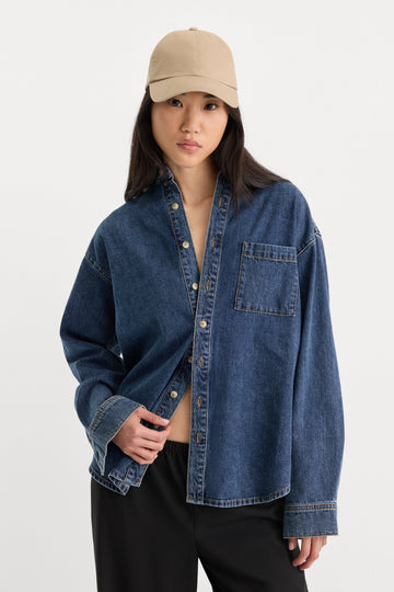 THE DENIM EASY SHIRT | ALCOVE