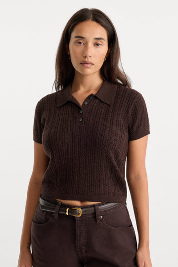 THE MICRO CABLE POLO | ESPRESSO
