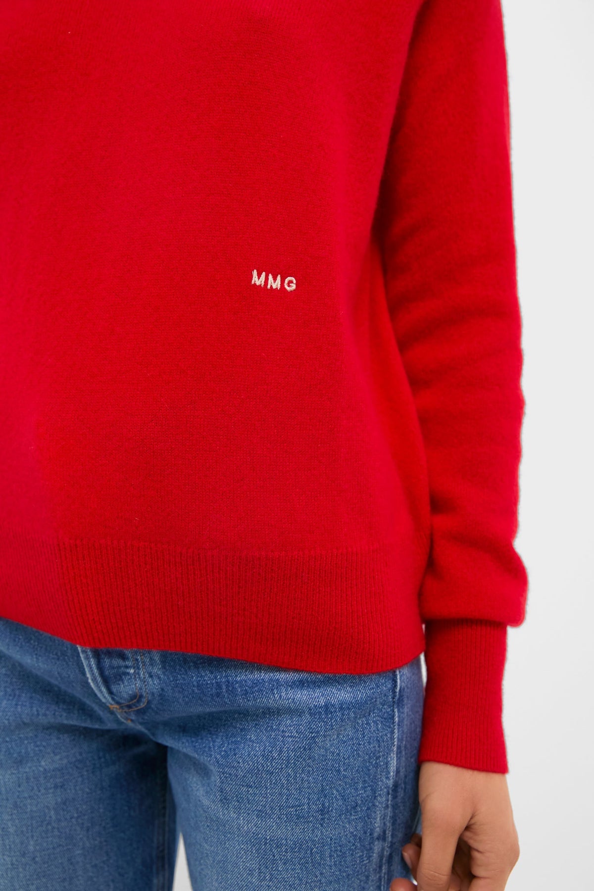 Martin Red Cashmere Evelyn Turtleneck