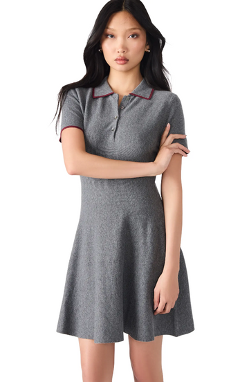 KRISTIN POLO SWEATER DRESS
