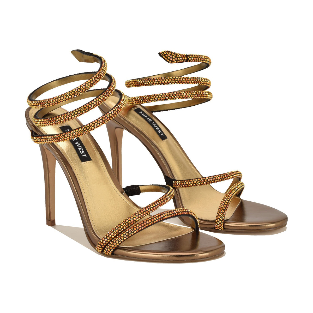 Maskil Ankle Wrap Heeled Sandals