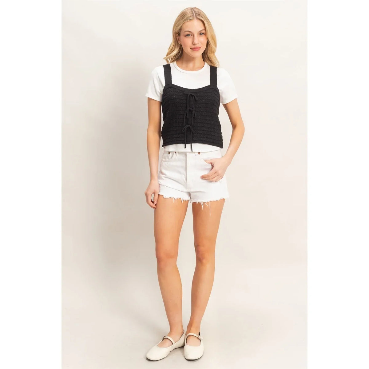 TEXTURED KNIT TANK
