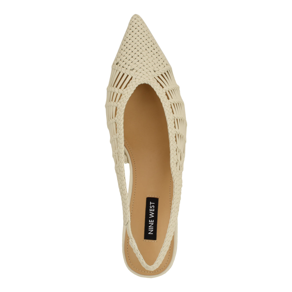 Edela Woven Kitten Heel Slingback Pumps