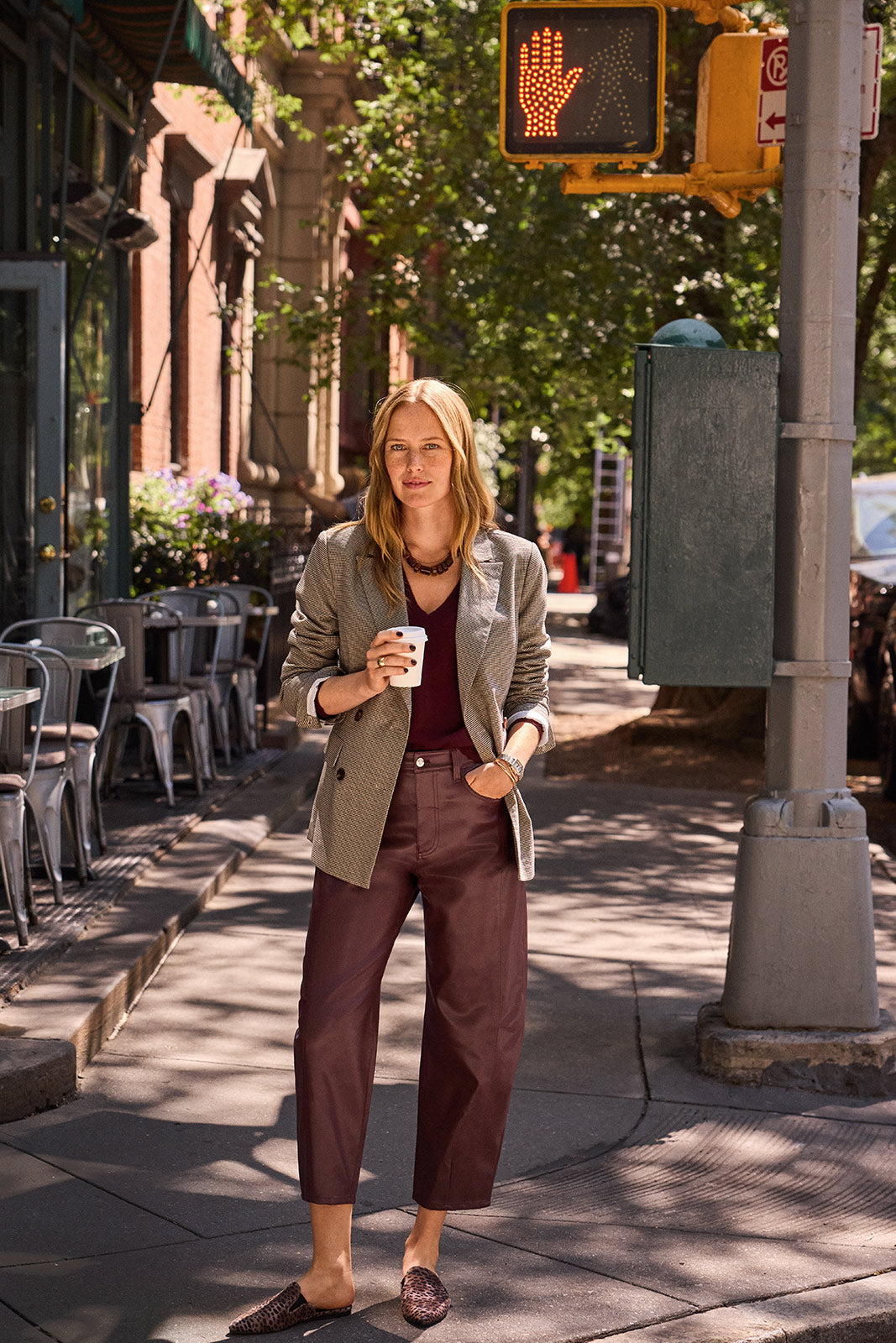 Fern Plaid Blazer