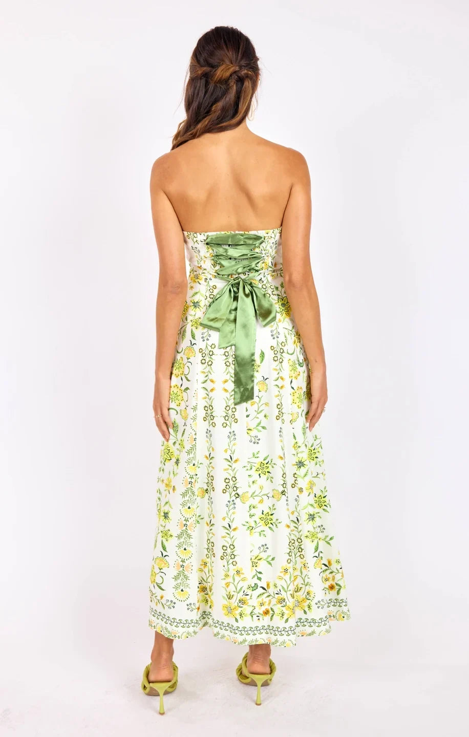DANDELION DREAMS TUBE MAXI DRESS