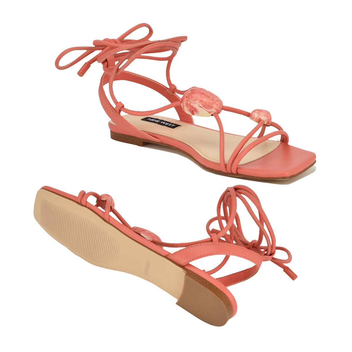 Niraa Ankle Wrap Flat Sandals