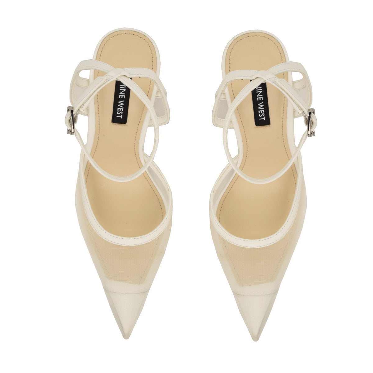 Gullia Mesh Ankle Strap Pumps