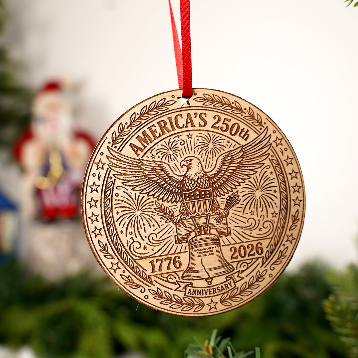 Americas Eagle 250th Ornament
