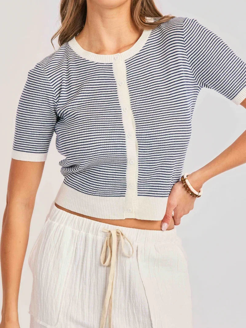 MAVI STRIPE CARDIGAN