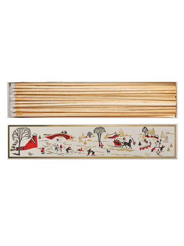 Archivist Gallery Winter Snowscape Long Matchbox