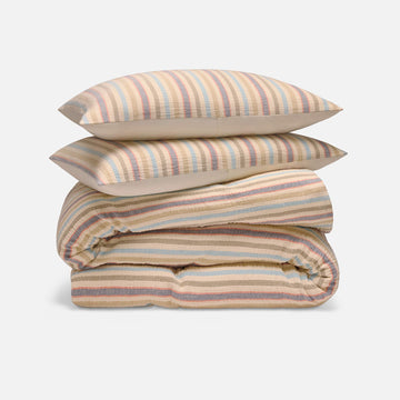 Sunwashed Stripe Duvet Set