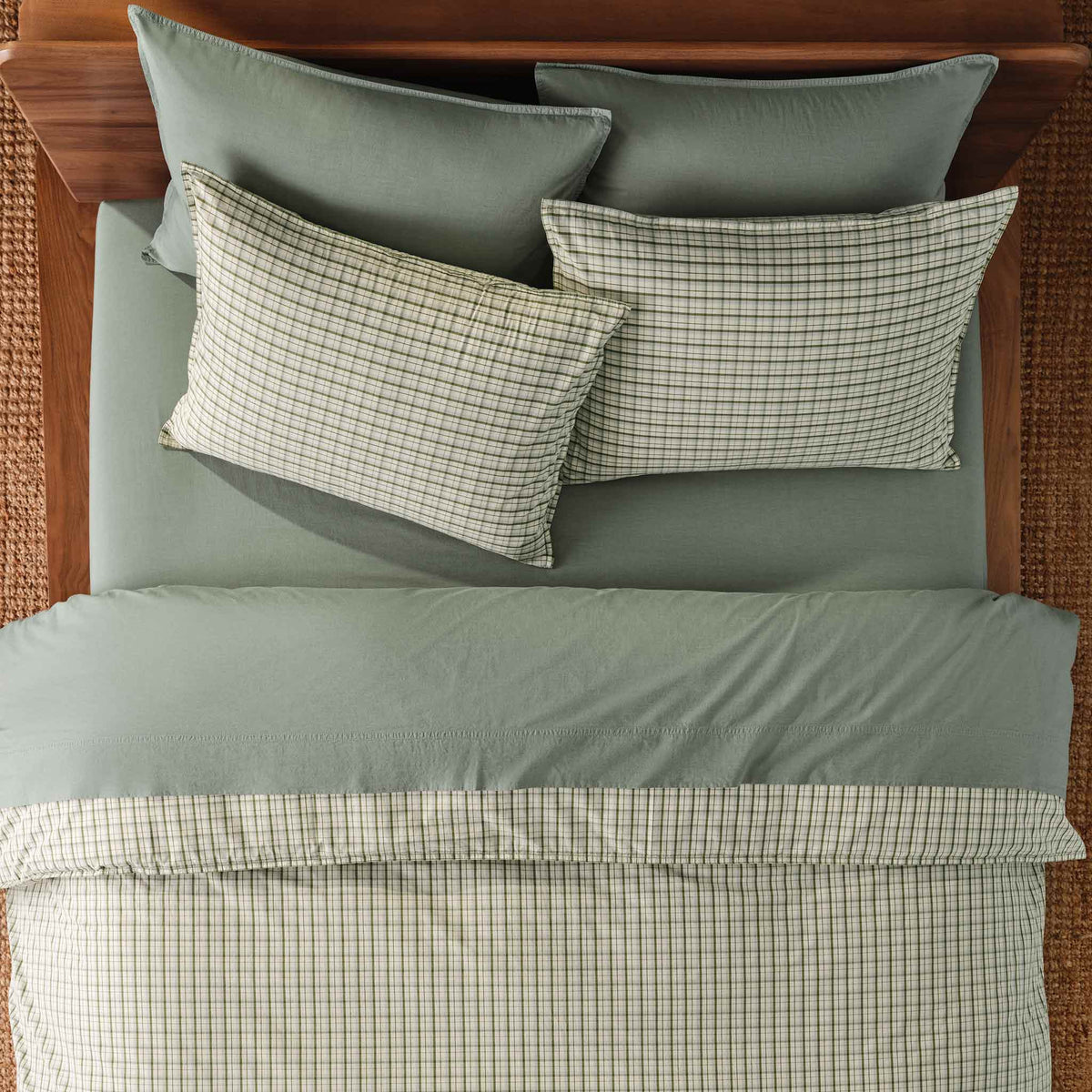 Washed Classic Percale Duvet Cover