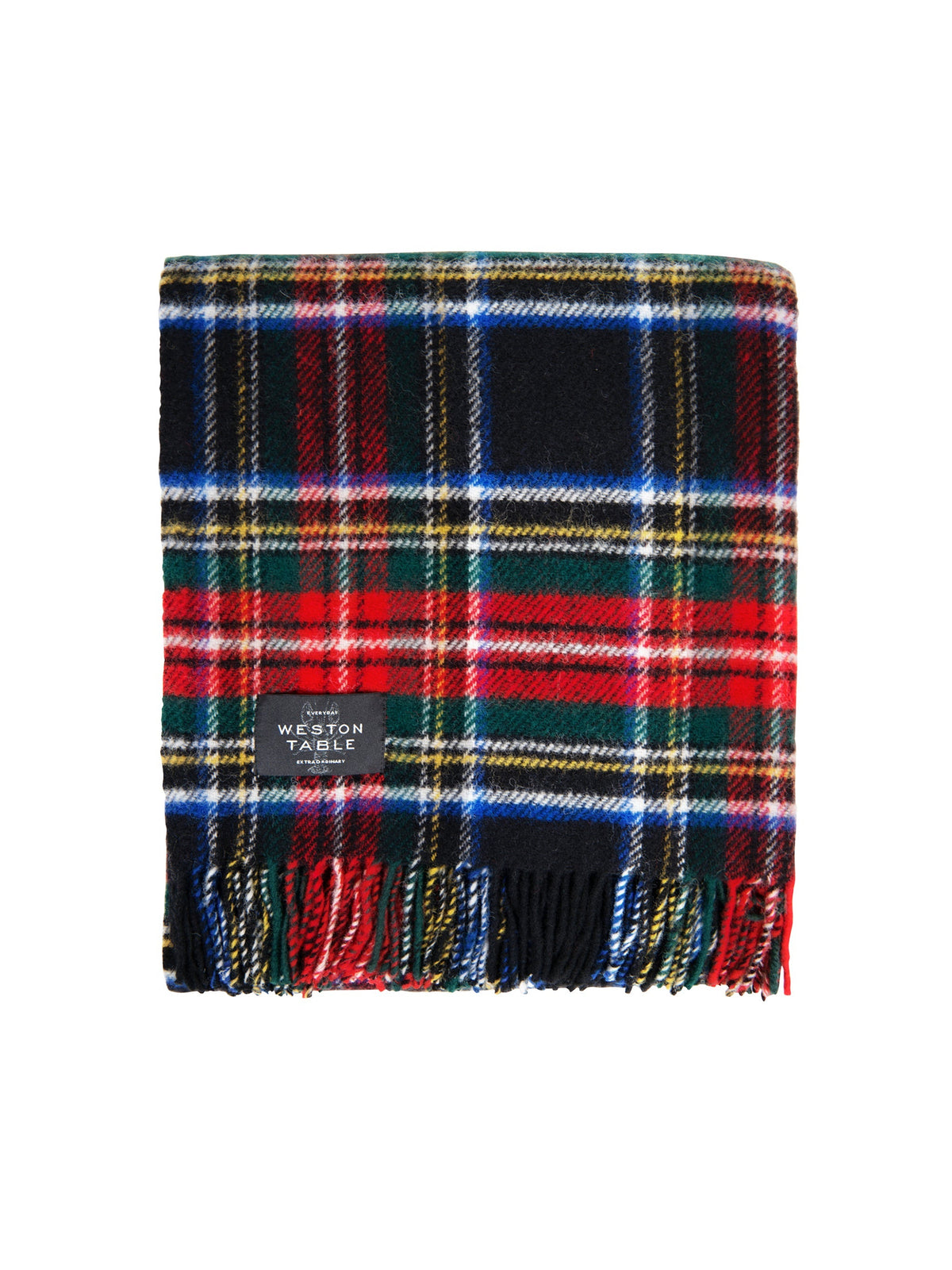Black Stewart Throw