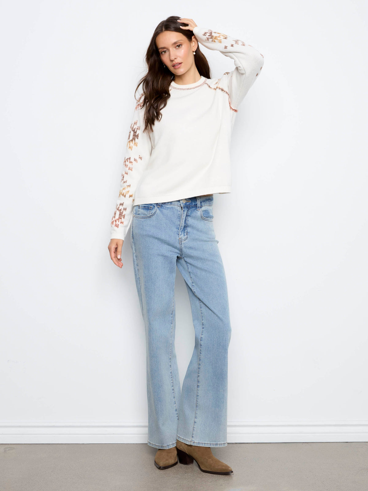 Reversible Raglan Sweater - Aztec