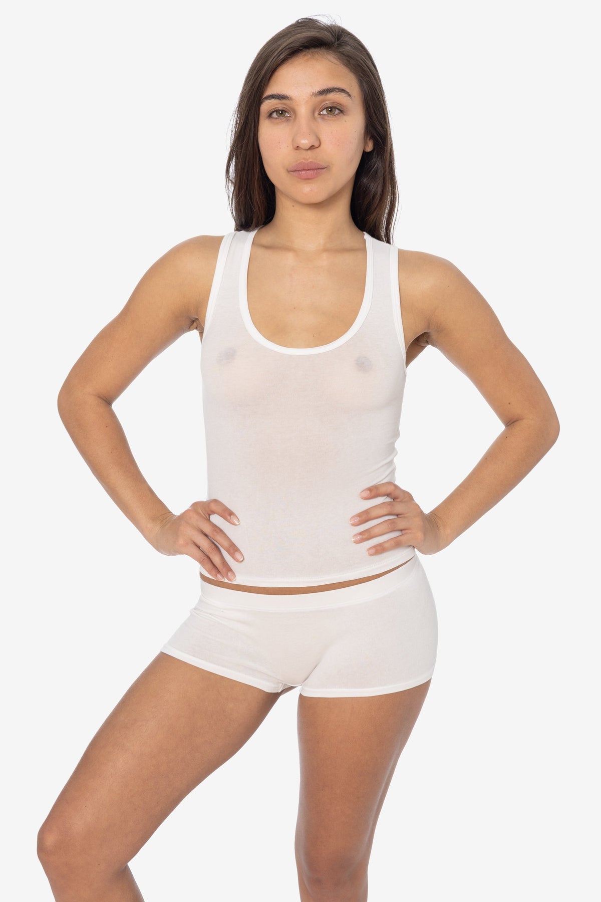 CC380 - Cheesecloth Scoopneck Tank