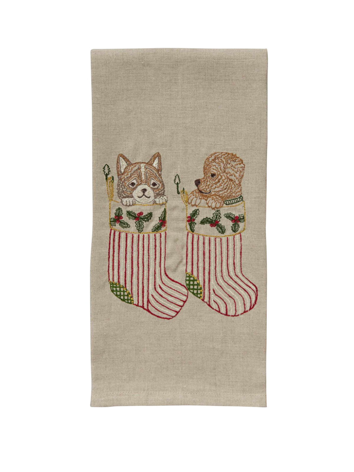 Coral & Tusk Stockings Tea Towel