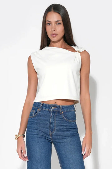 DELILAH ASYMMETRIC NECK TOP