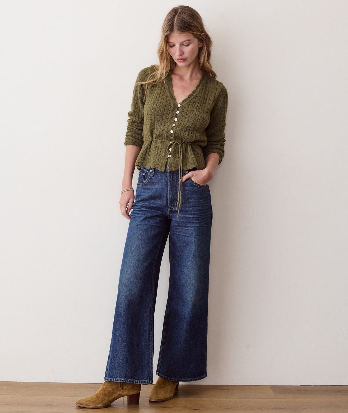 Sophie Pointelle Cardigan