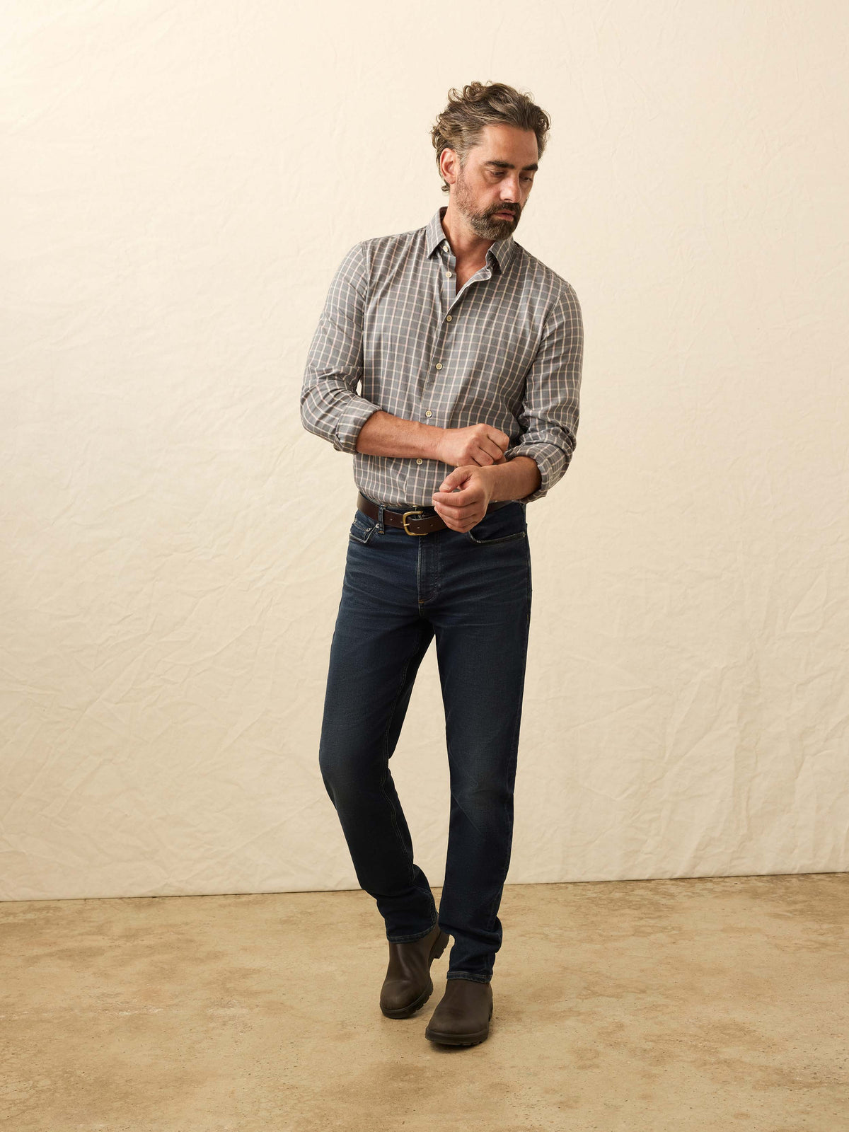 Movement Monterey Shirt - Cherry Wood Plaid