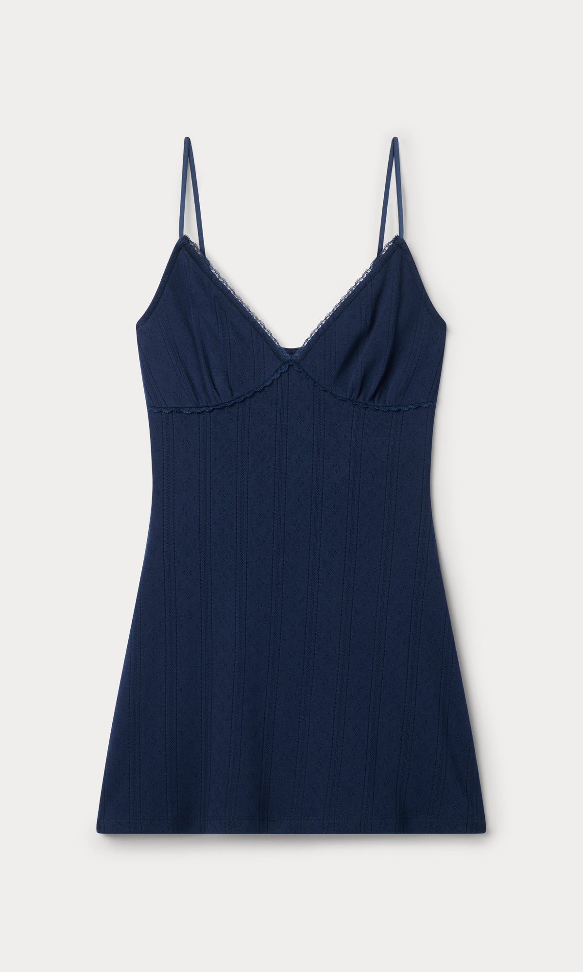 THE POINTELLE MINI DRESS | HORIZON INK