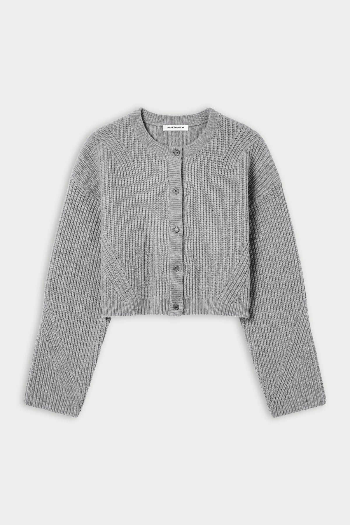 THE CHUNKY KNIT CARDIGAN | HEATHER GREY