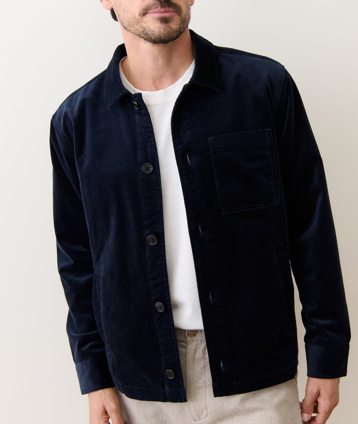 Lorenzo Velvet Overshirt
