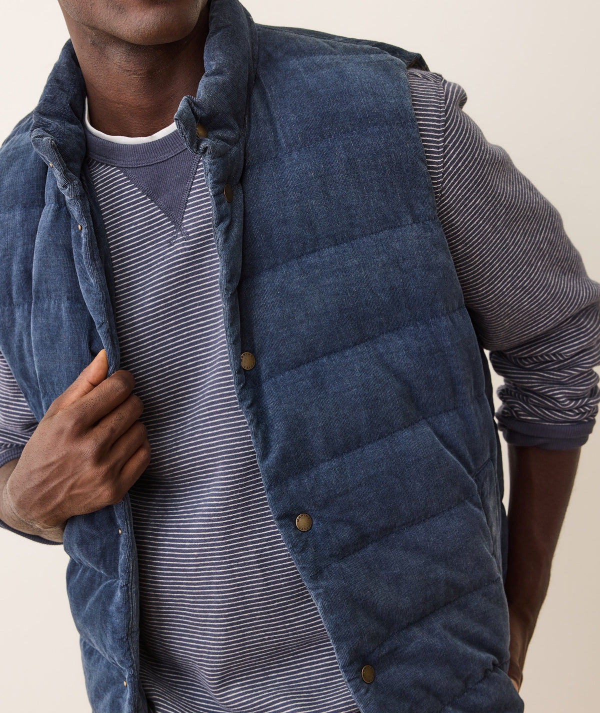 Palisades Cord Puffer Vest