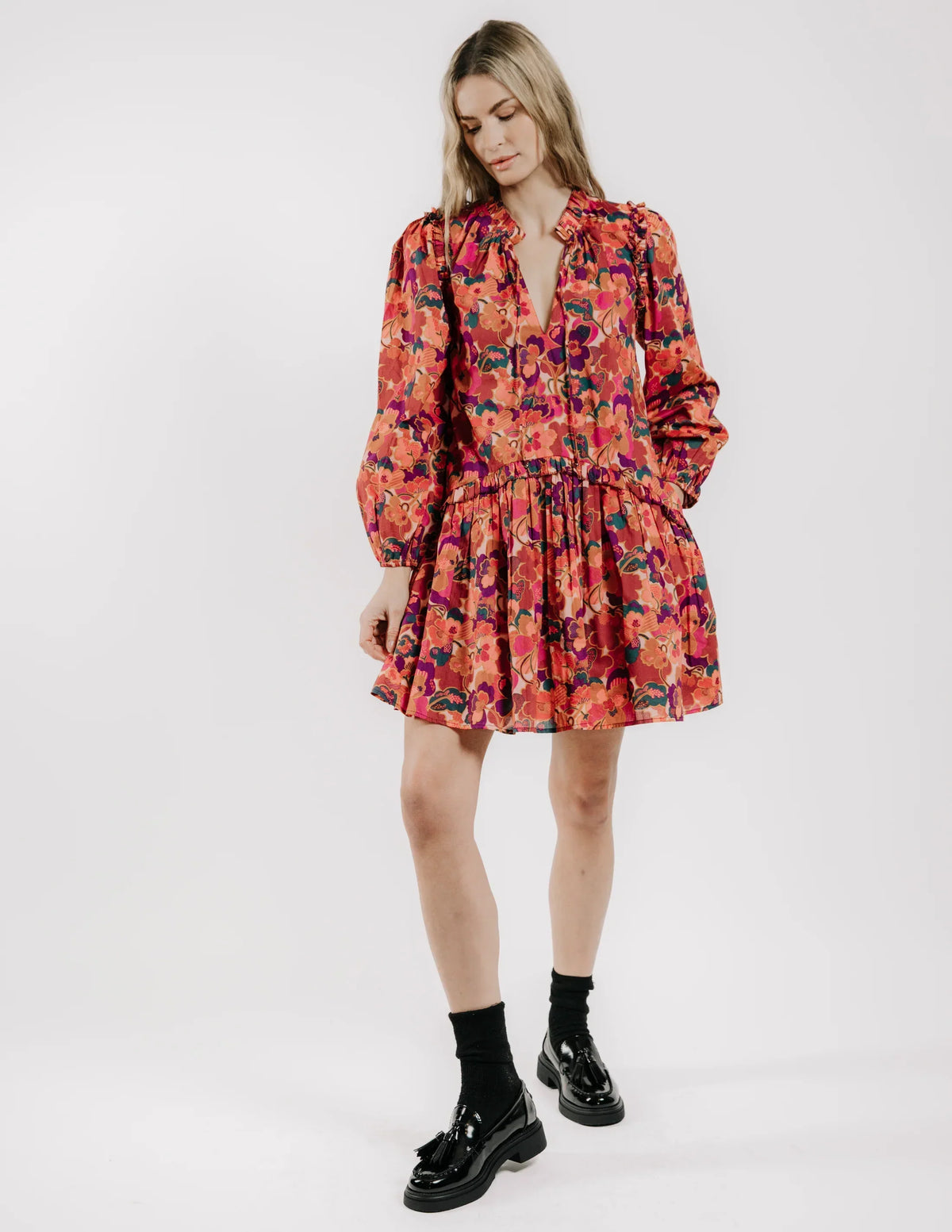 EDITH LONG SLEEVE DRESS