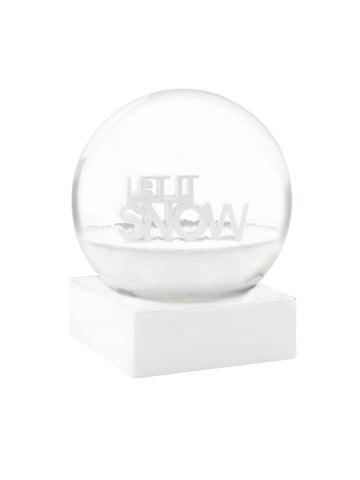 Let It Snow Snow Globe