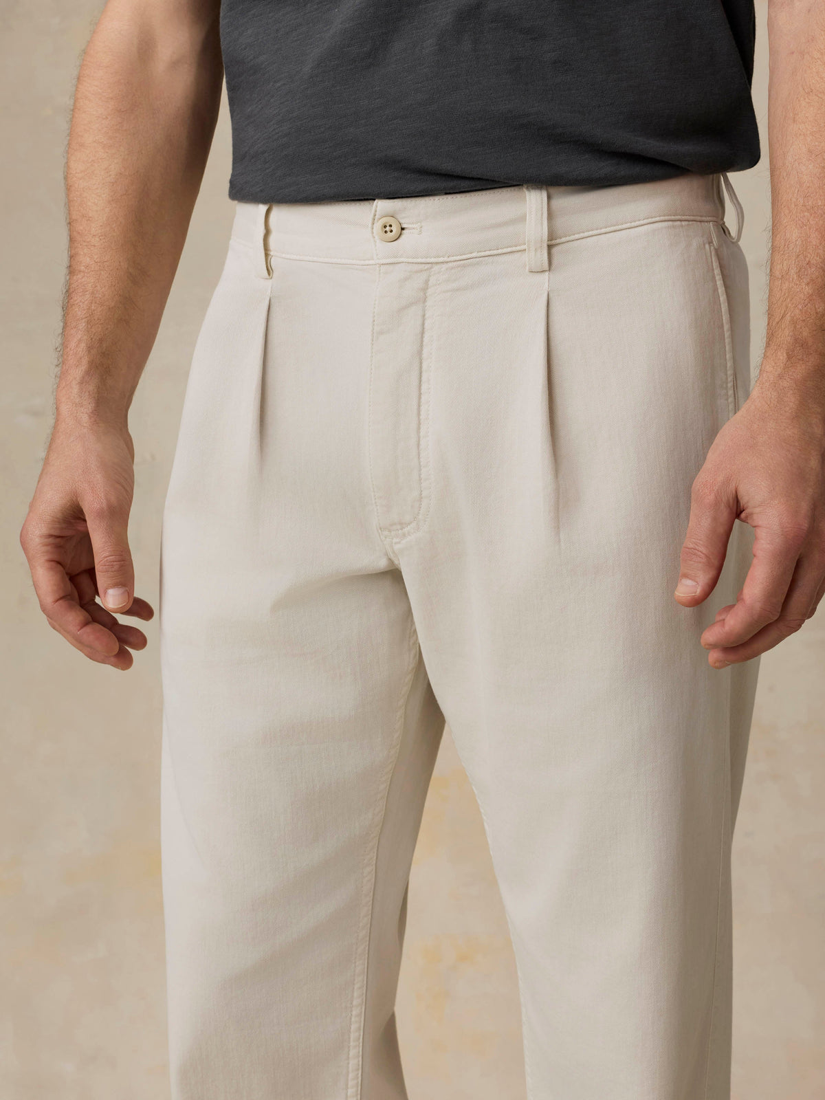 Beach Chino Pant - Shell Stone