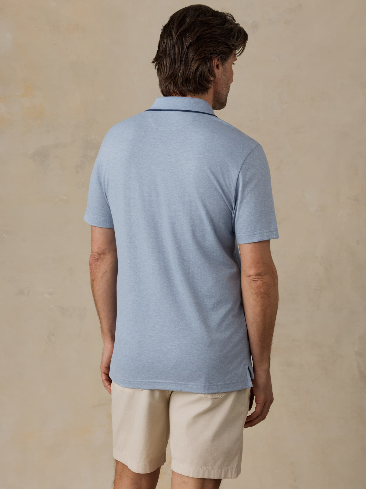 Short-Sleeve Movement Pique Polo - Inland Creek Melange