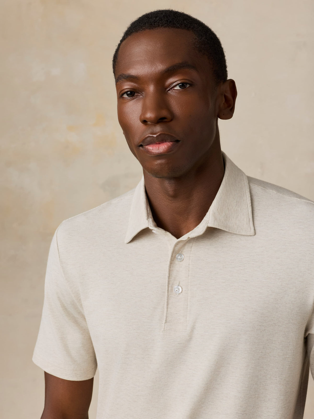 Short-Sleeve Movement Polo - Shore Sand Feeder
