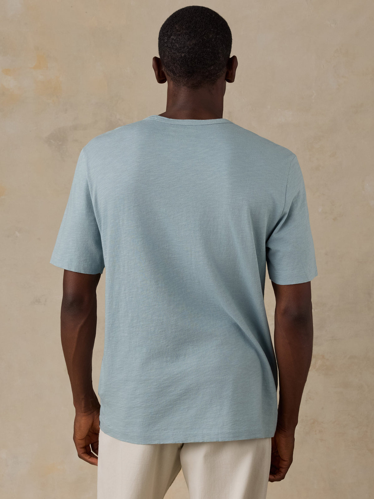 Sunwashed Regenerative Pocket Tee - Hull Teal