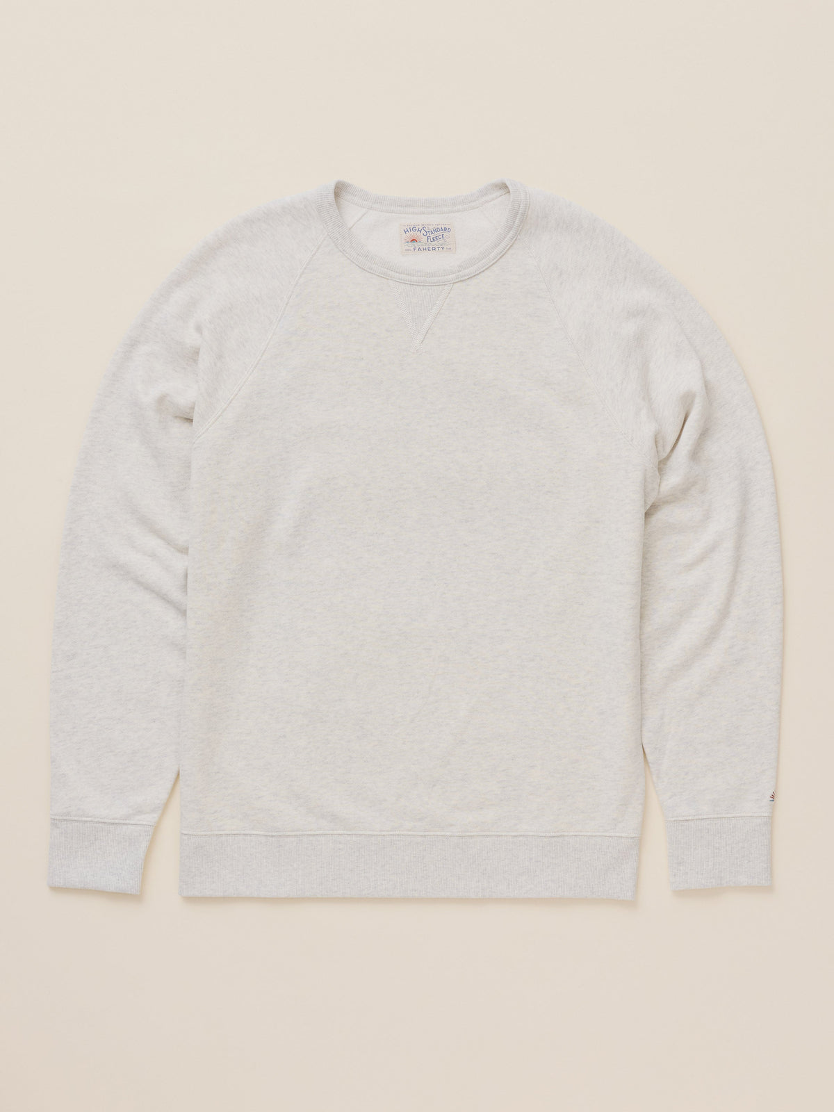 High Standard Fleece Crewneck - Antique Ivory Heather