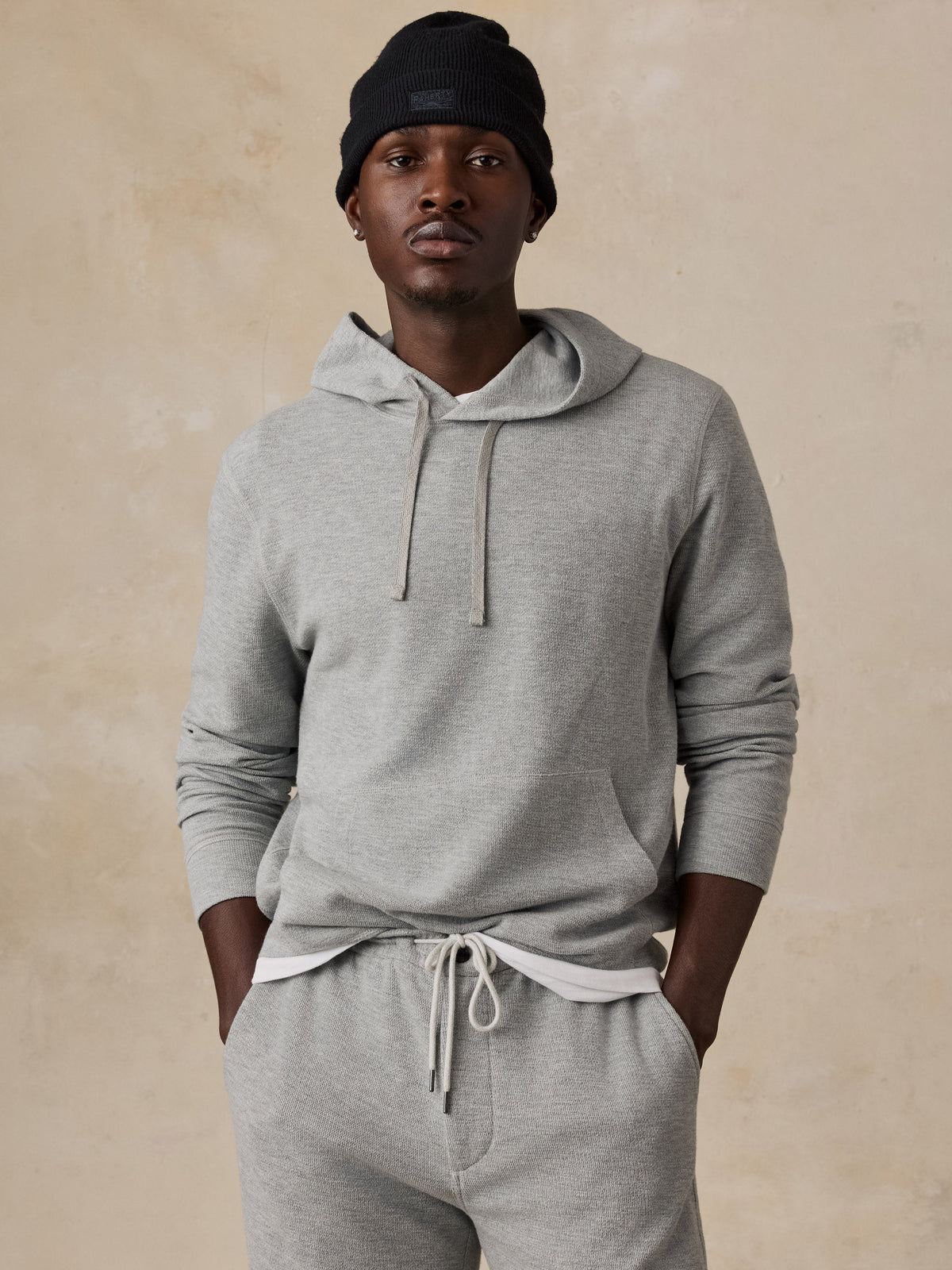 Highland Knit Hoodie - Rainier Grey Heather