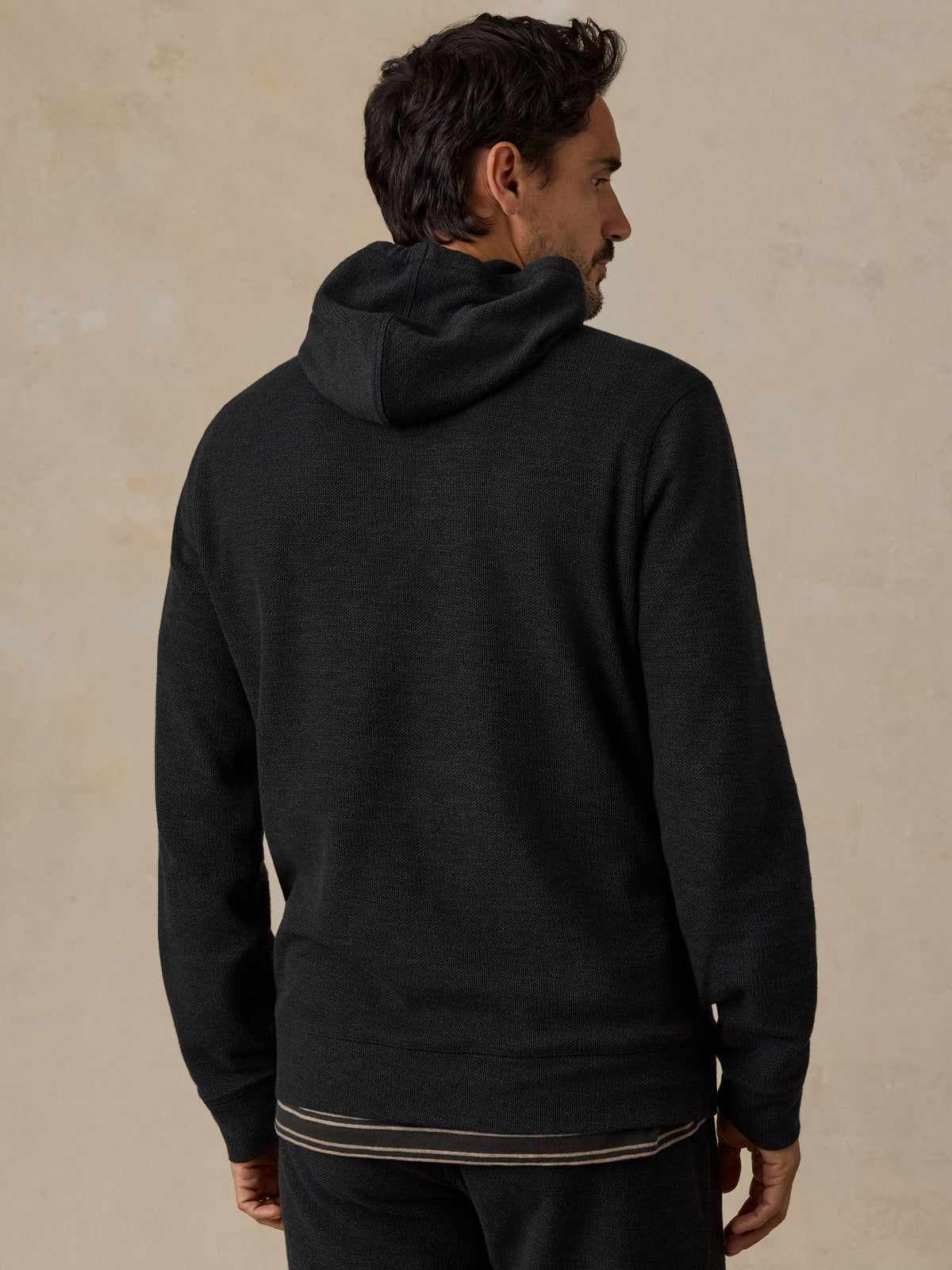 Highland Knit Hoodie - Ridge Black