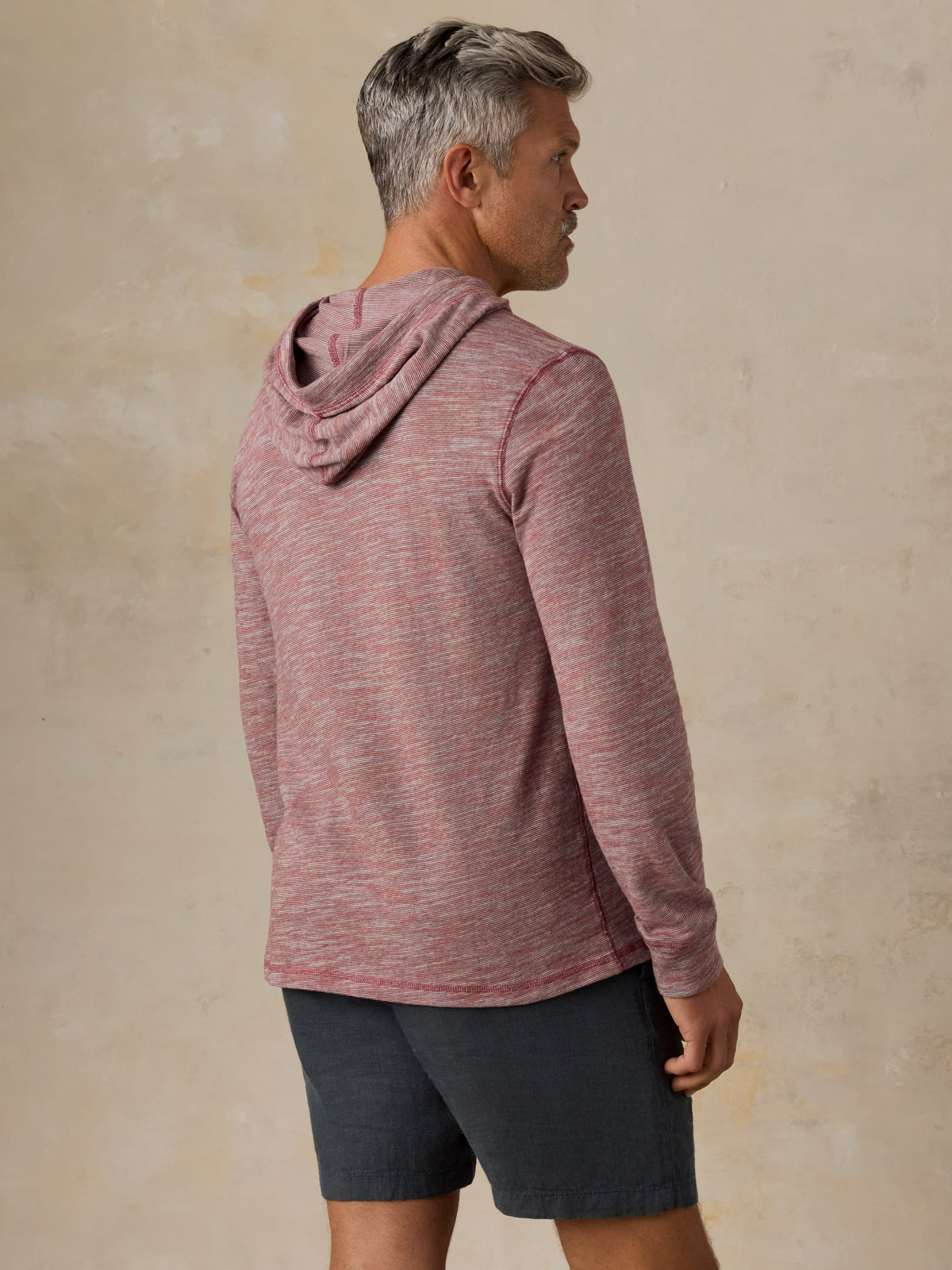 Sunwashed Organic Hoodie - Sunset Red Feeder
