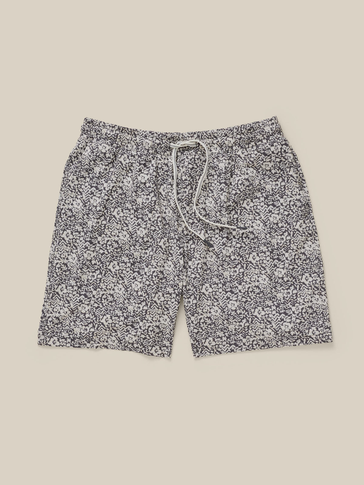 Shorelite Trunk (7") - Washed Black Hilo Floral