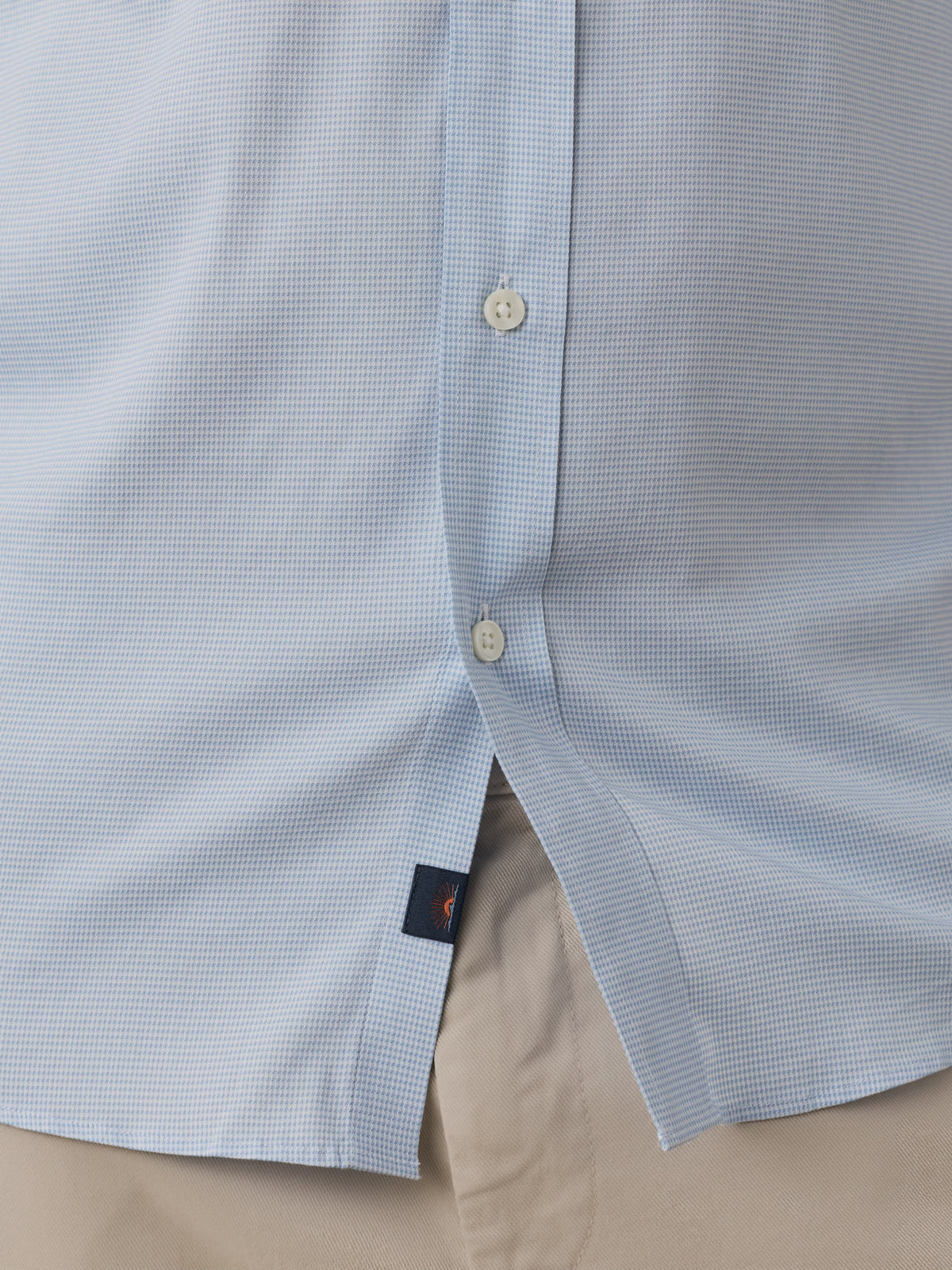 The Movement Shirt - Bermuda Blue Pincheck