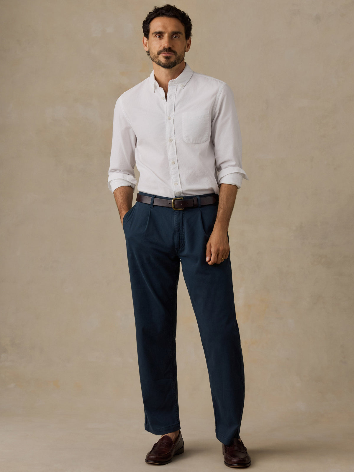 Laundered Oxford Shirt - Pure White